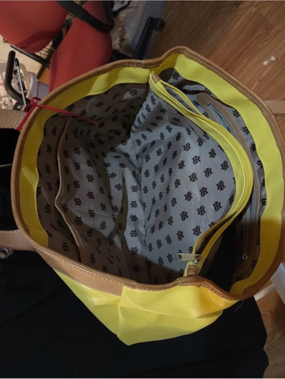 Jon Hart Yellow Tote Bag - Women's Stylish Everyday Tote